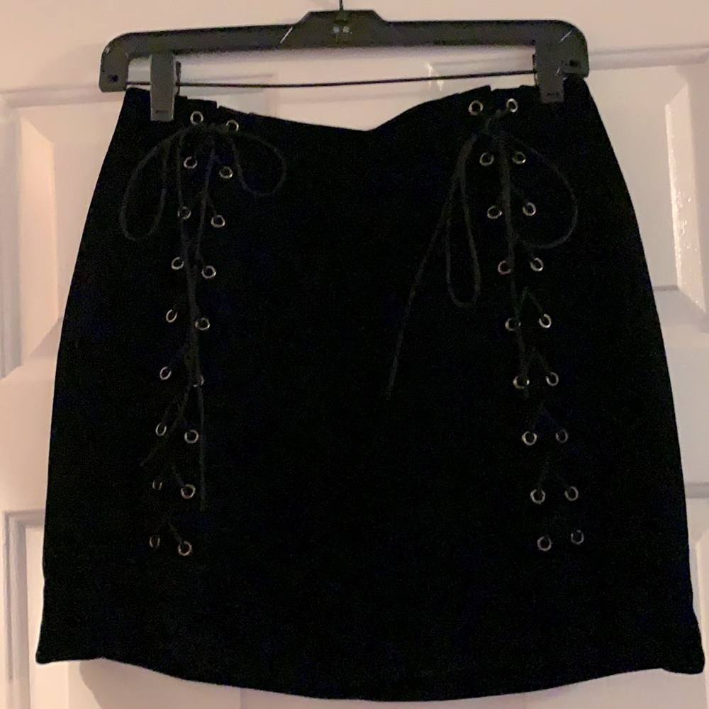 Endless Rose black skirt with laces. Size medium